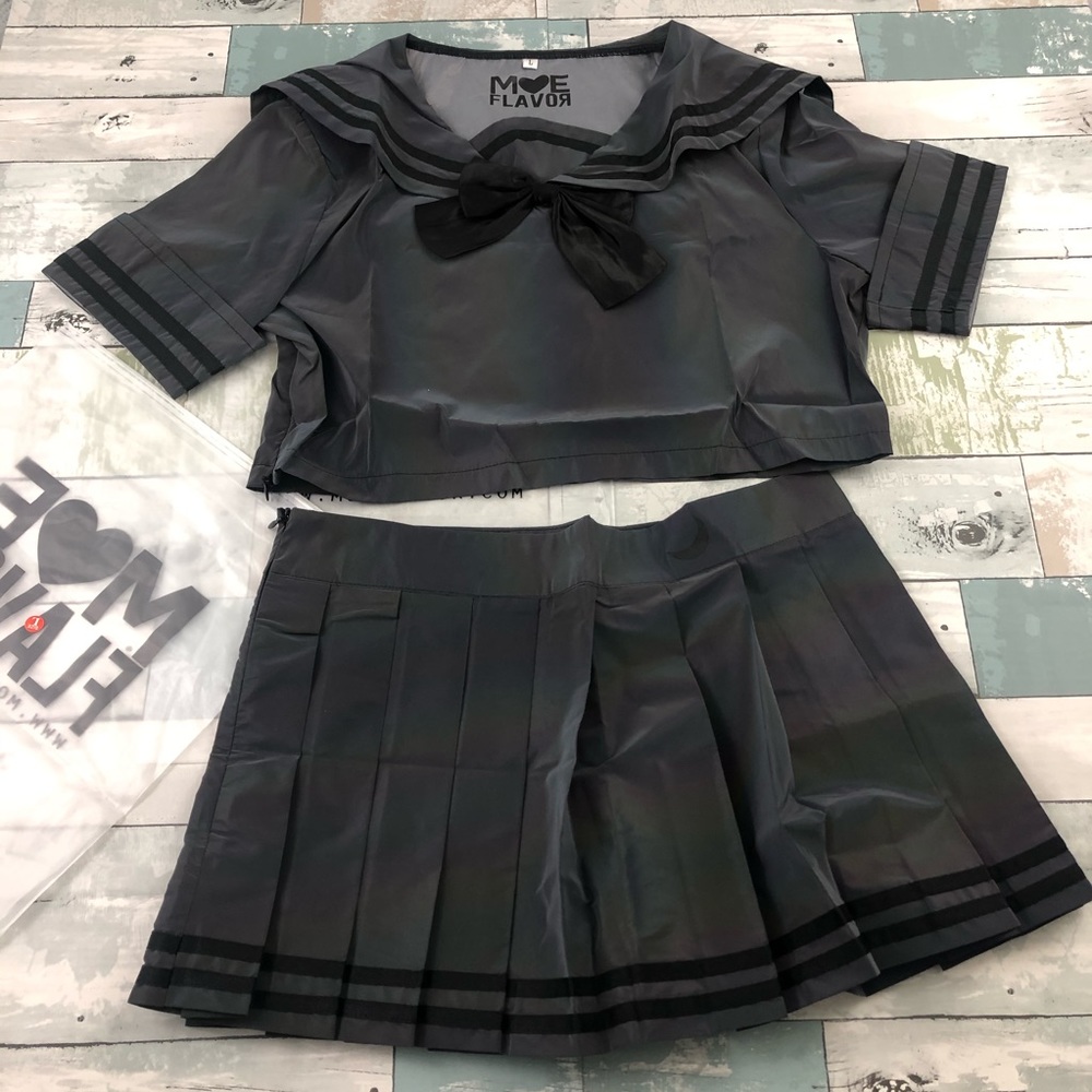 MOEFLAVOR School Girl Uniform Play Lingerie Large